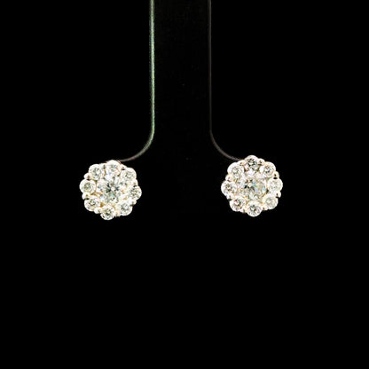 FisGold Jewelry 旗艦款「璀璨星辰」系列 滿鑽耳環 Iced Out Diamond Earrings 5