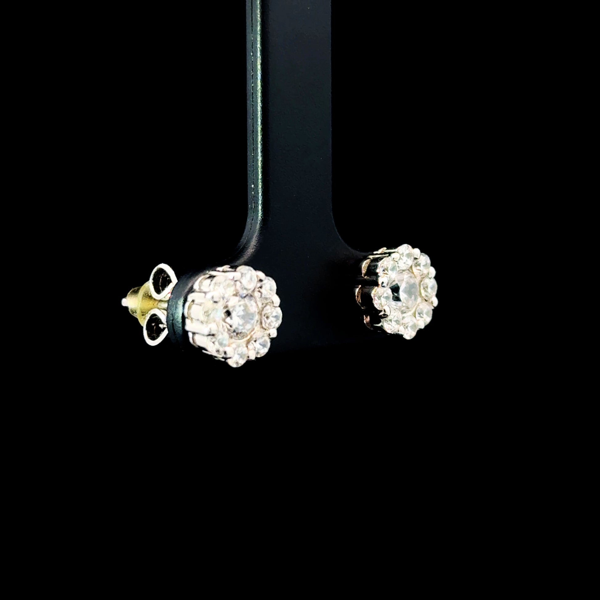 FisGold Jewelry 旗艦款「璀璨星辰」系列 滿鑽耳環 Iced Out Diamond Earrings 5