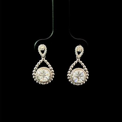 FisGold Jewelry 旗艦款「璀璨星辰」系列 滿鑽耳環 Iced Out Diamond Earrings 2