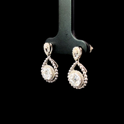 FisGold Jewelry 旗艦款「璀璨星辰」系列 滿鑽耳環 Iced Out Diamond Earrings 2