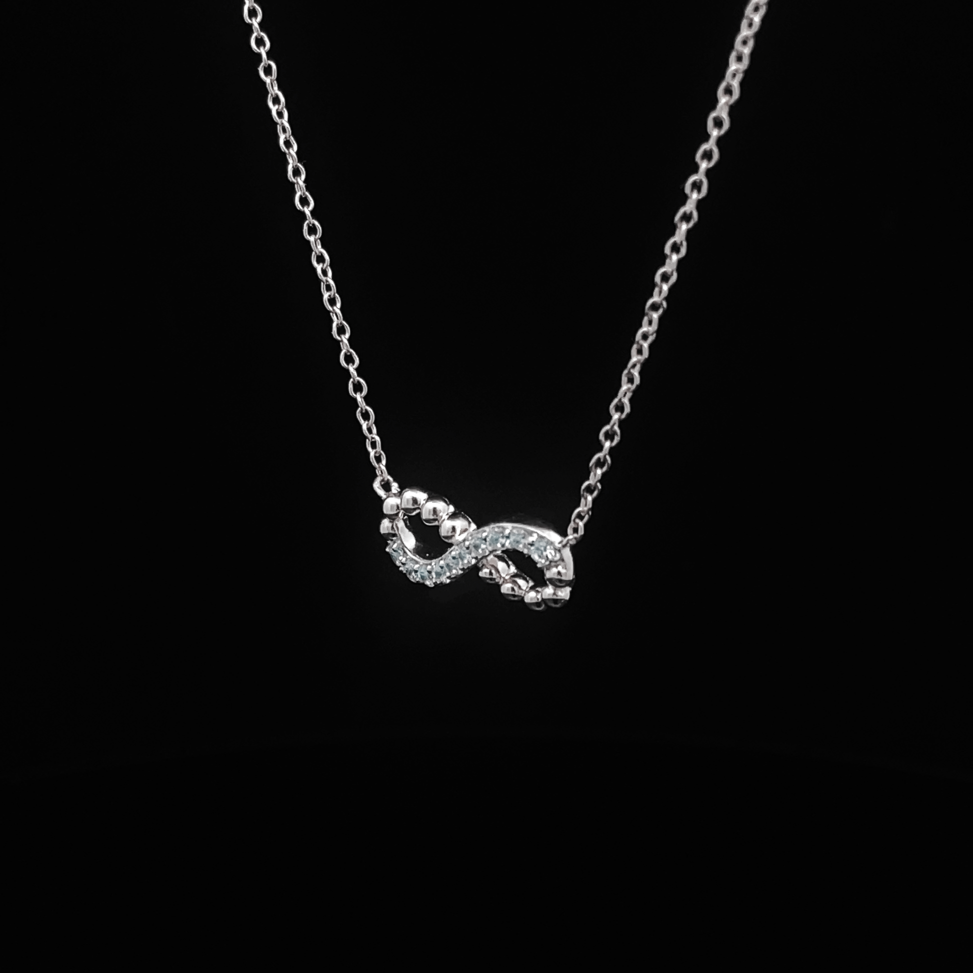 鑲鑽永恆符號項鍊 Diamond Infinity Necklace