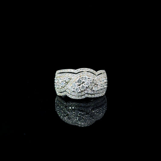 FisGold Jewelry 旗艦款「璀璨星辰」系列 滿鑽戒指 Iced Out Diamond Ring 1