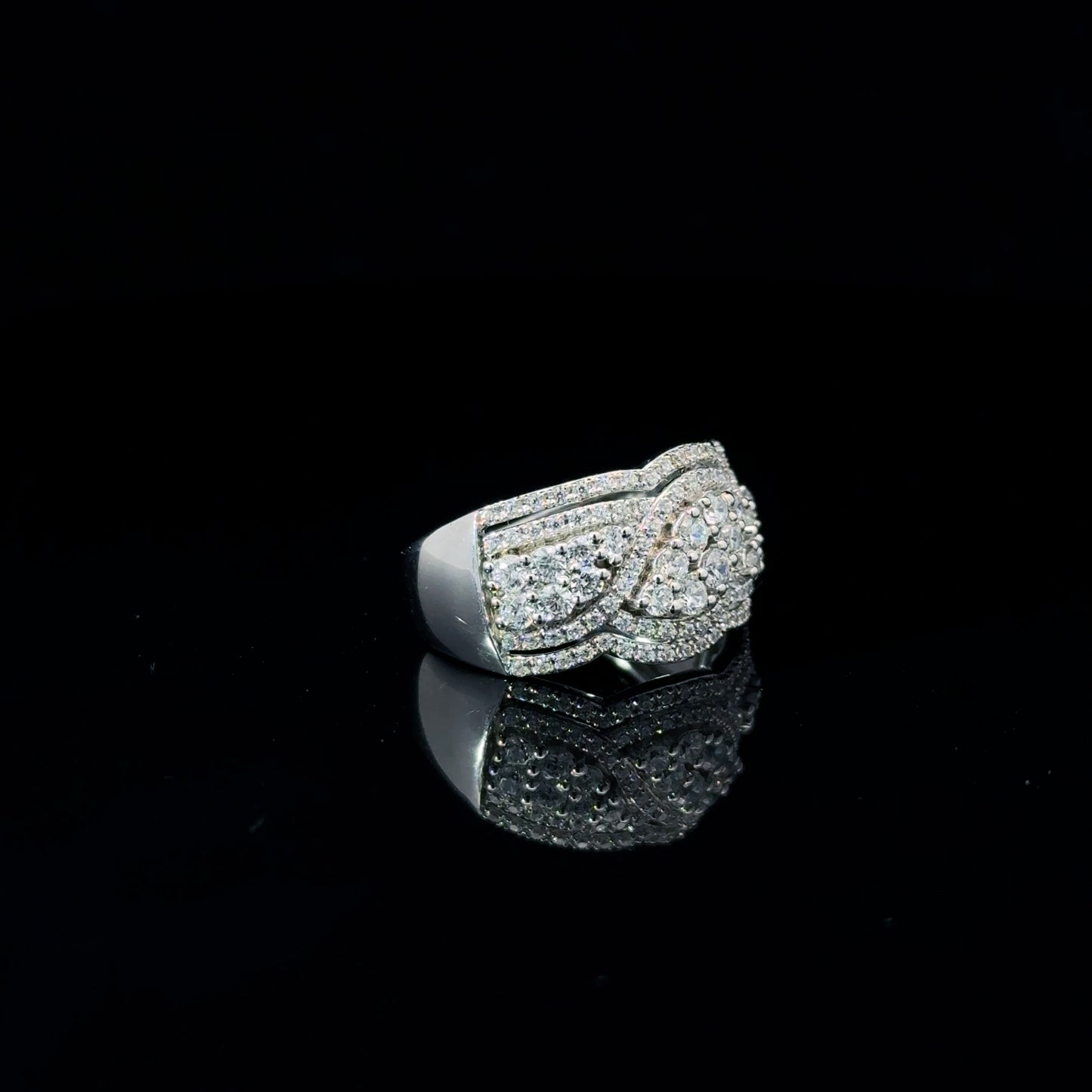 FisGold Jewelry 旗艦款「璀璨星辰」系列 滿鑽戒指 Iced Out Diamond Ring 1