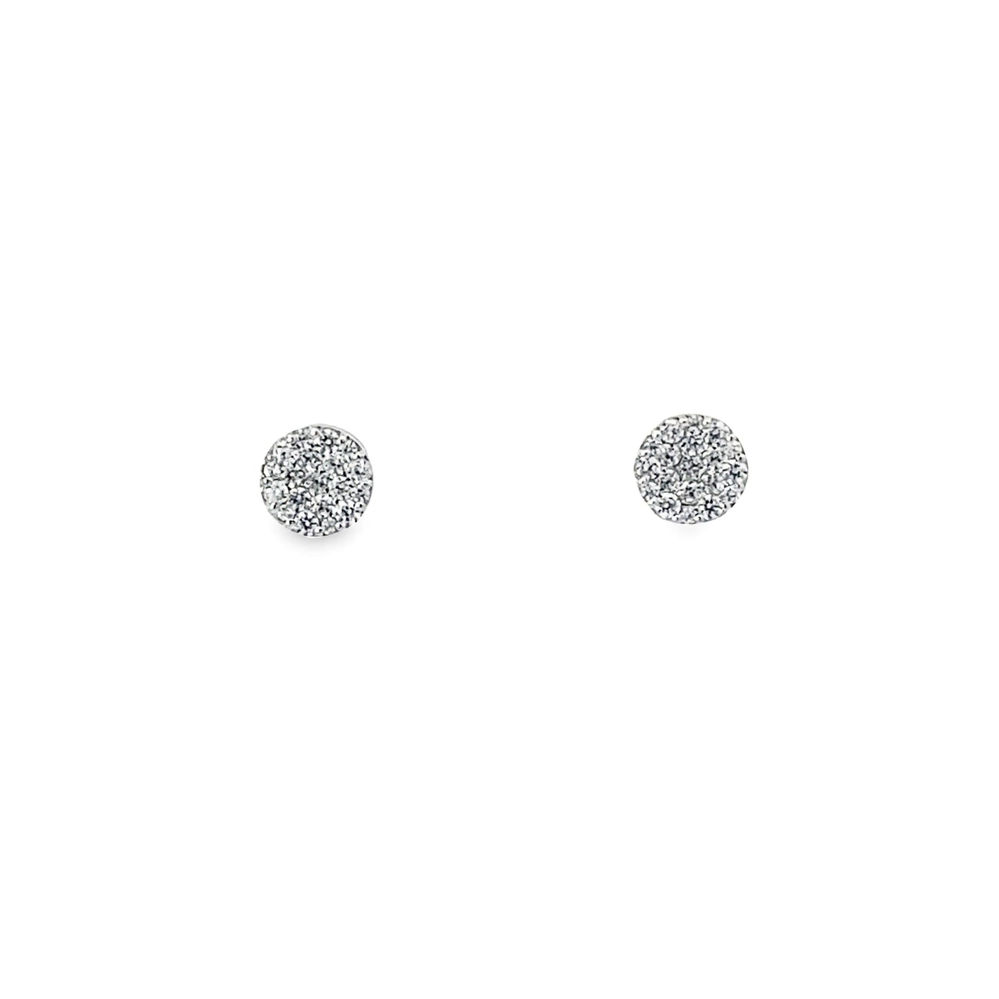 滿鑽圓形耳釘 Bling Bling Diamond Studs Earring