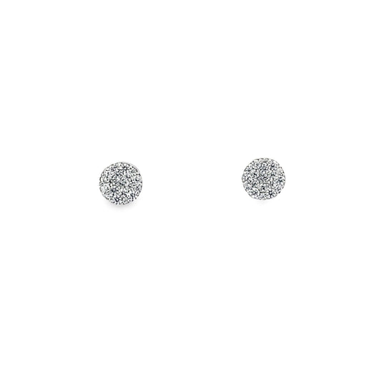 滿鑽圓形耳釘 Bling Bling Diamond Studs Earring