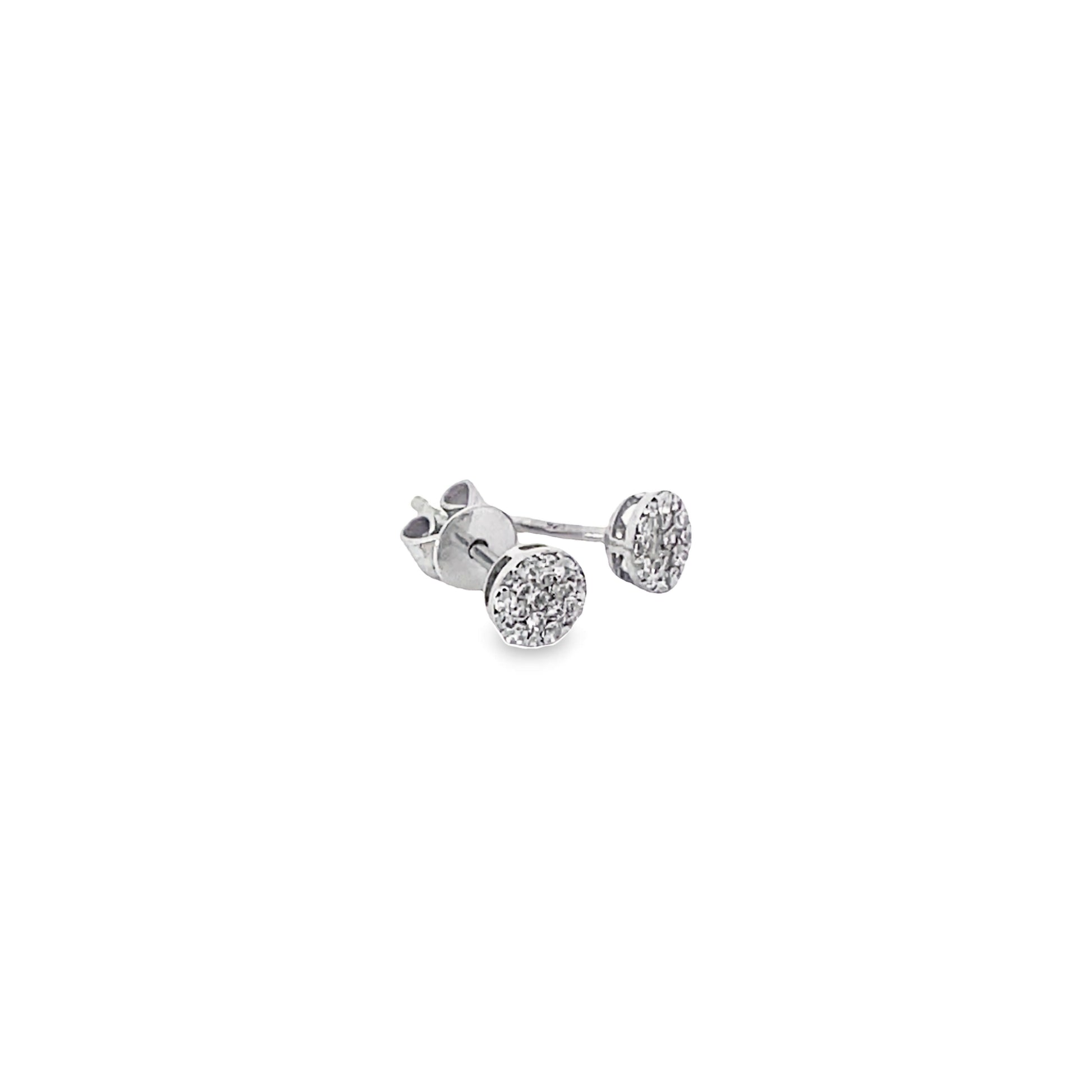 滿鑽圓形耳釘 Bling Bling Diamond Studs Earring