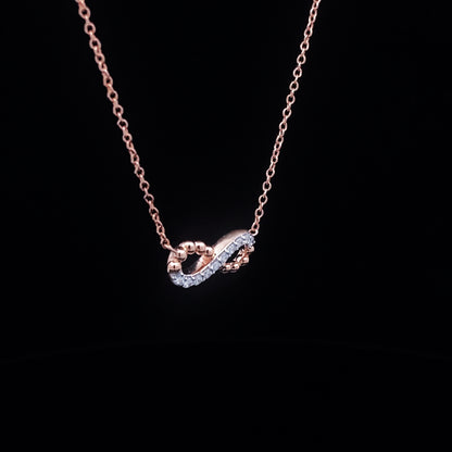 鑲鑽永恆符號項鍊 Diamond Infinity Necklace