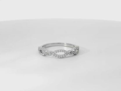 Diamond Infinity Mix Ring 0.21 Carats