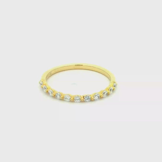 簡約鑽石線戒 Diamond Eternity Ring