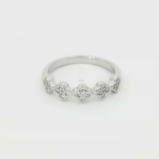 幸運草鑽石戒指 Diamond Clover Ring