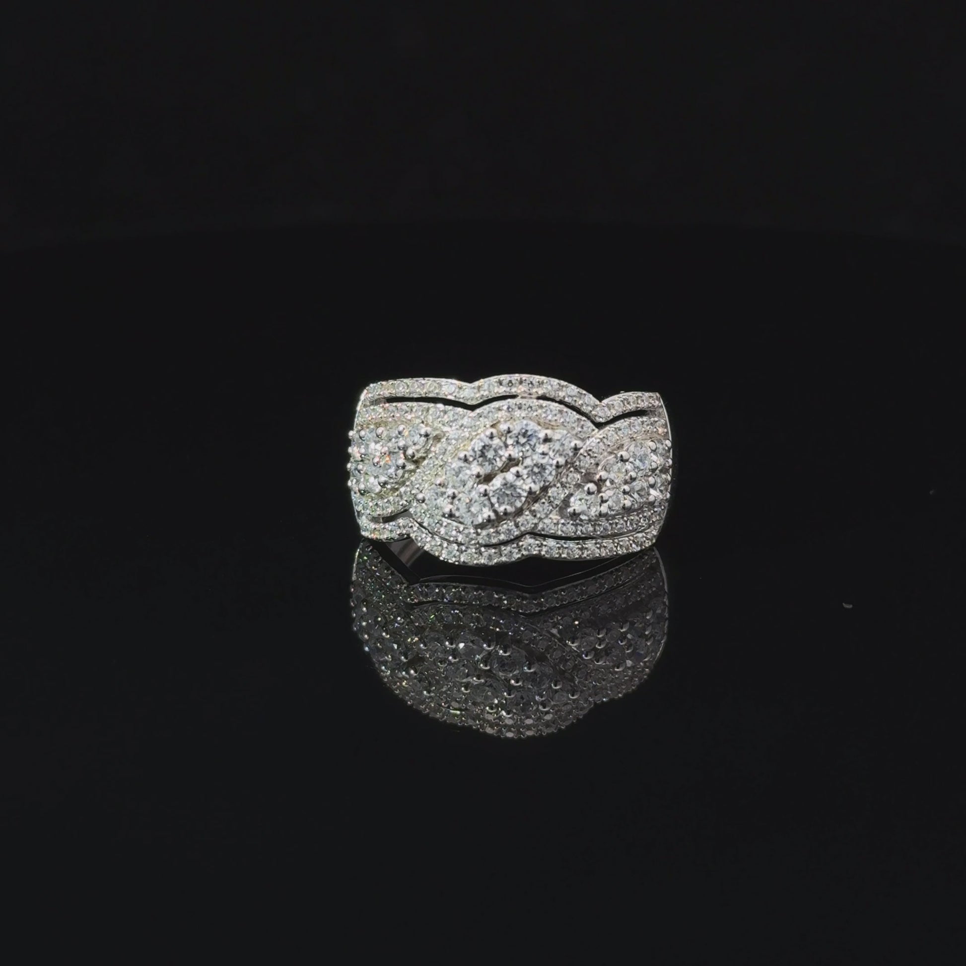 FisGold Jewelry 旗艦款「璀璨星辰」系列 滿鑽戒指 Iced Out Diamond Ring 1